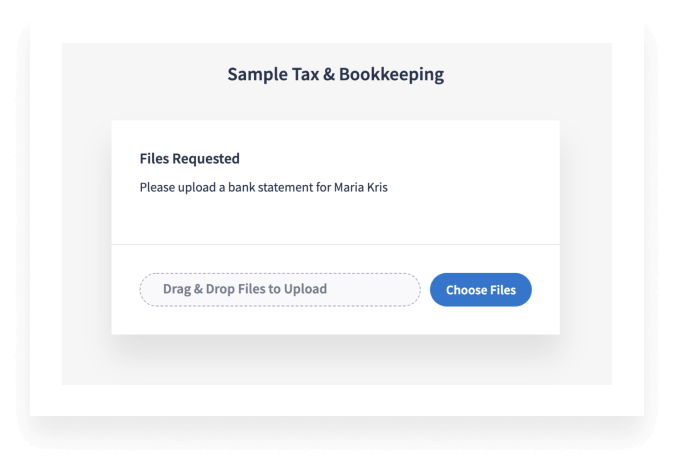 TaxDome helps upload files to secure storage for documents without client login